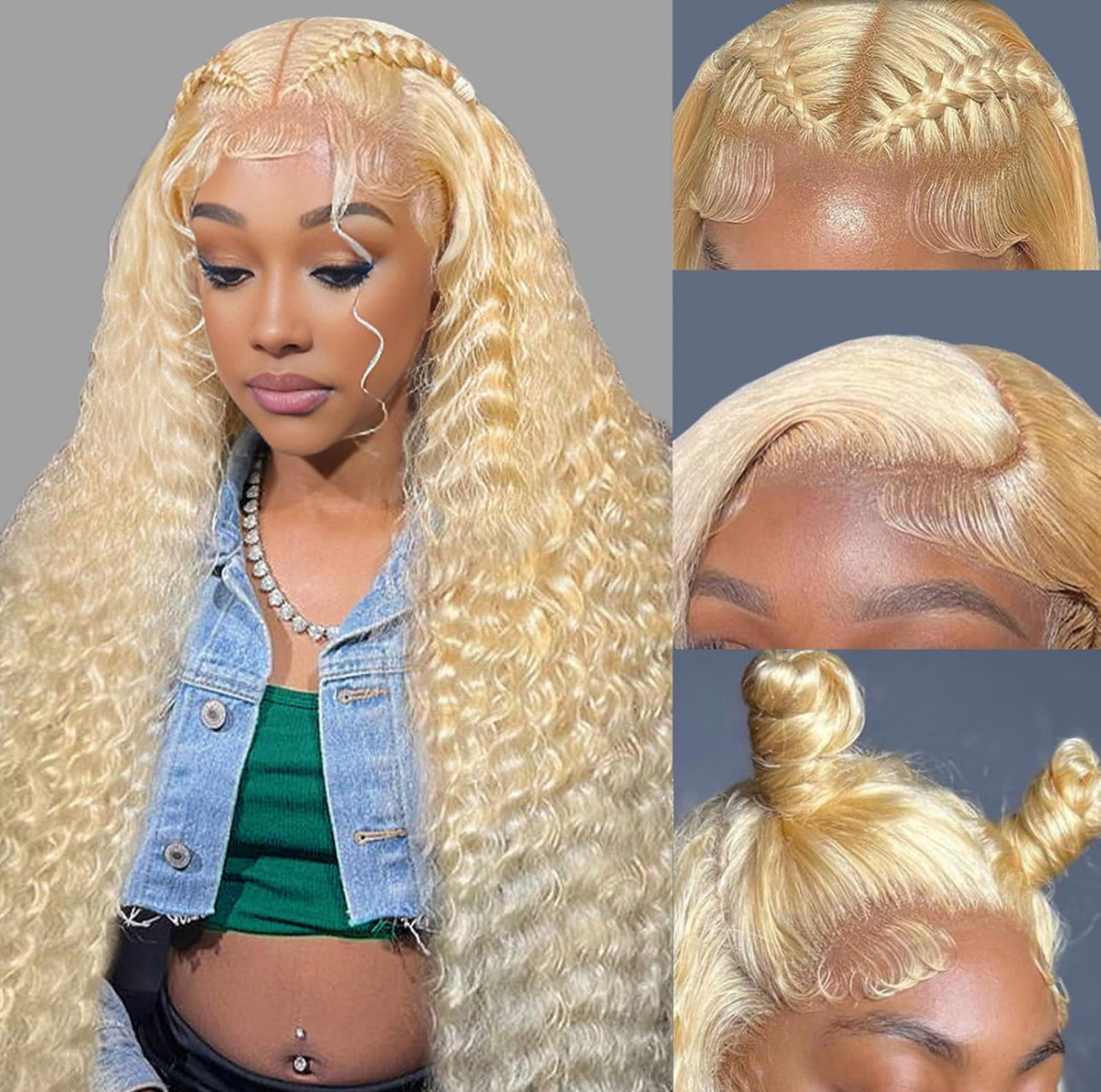 BLONDE WATER WAVE