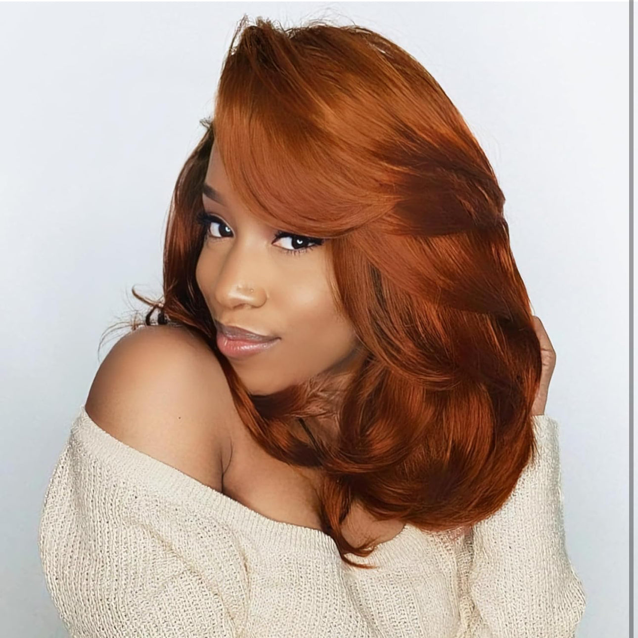 14” Reddish-Brown 13X6 Glueless BOB
