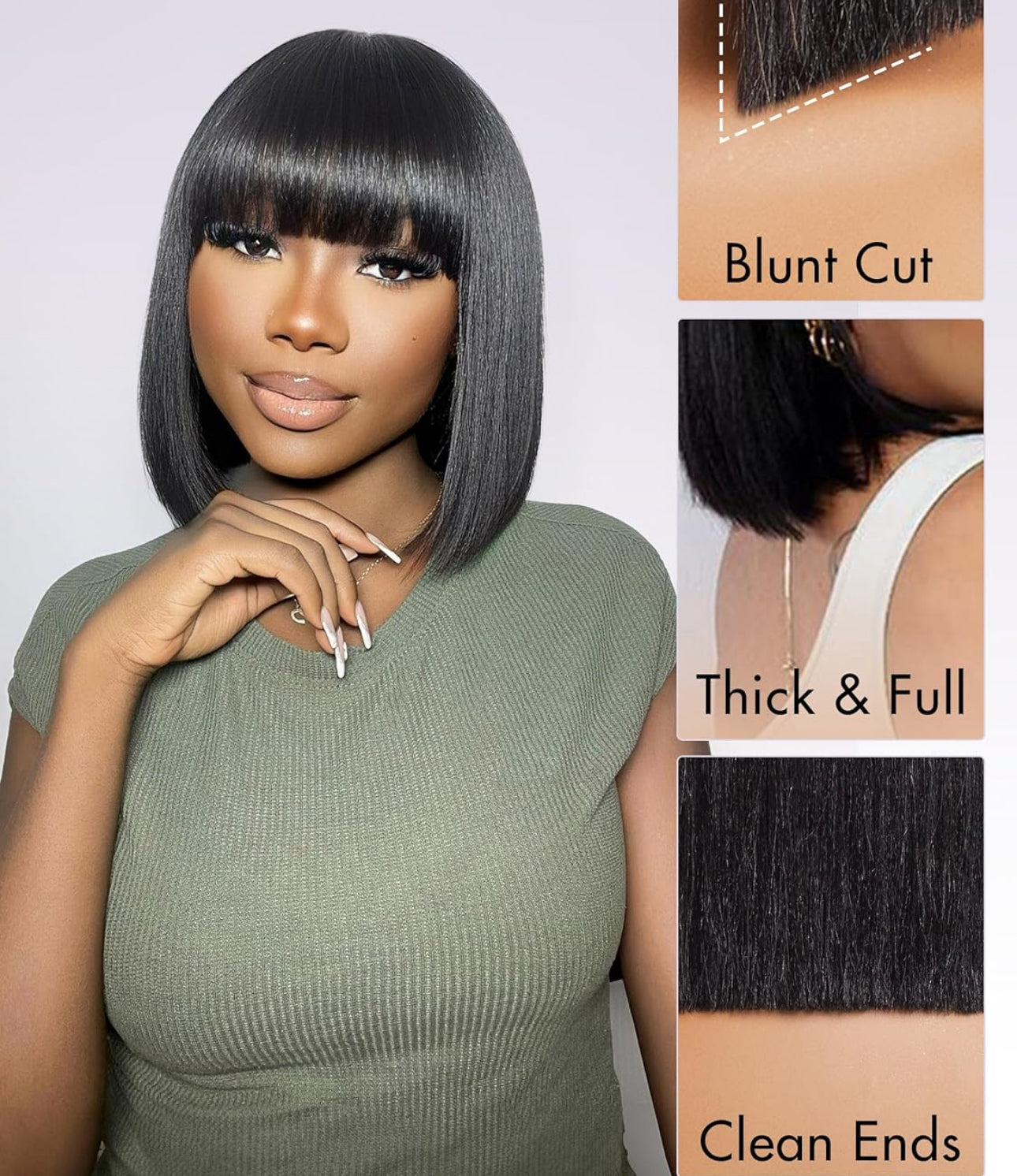 12” Grab N Go Glueless Bob 4x2 Lace