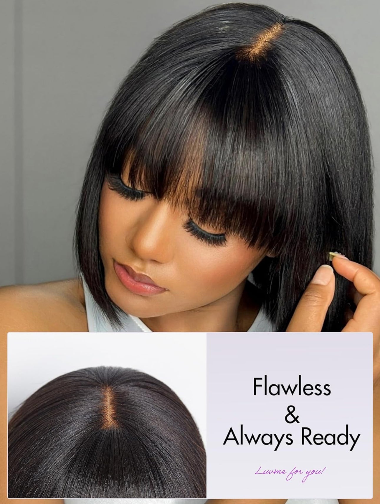 12” Grab N Go Glueless Bob 4x2 Lace