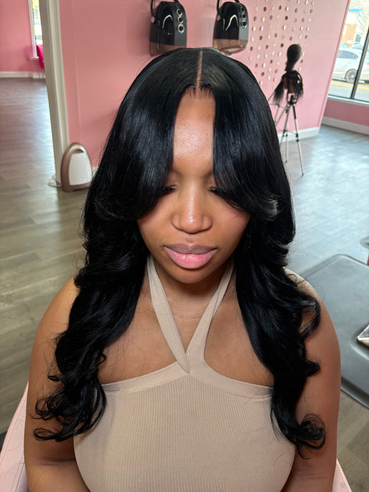 9X6 Glueless Closure 28”